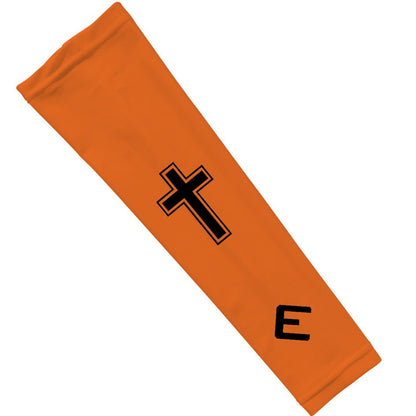 Faith Cross Orange Arm Sleeve - The Golf Guys Online