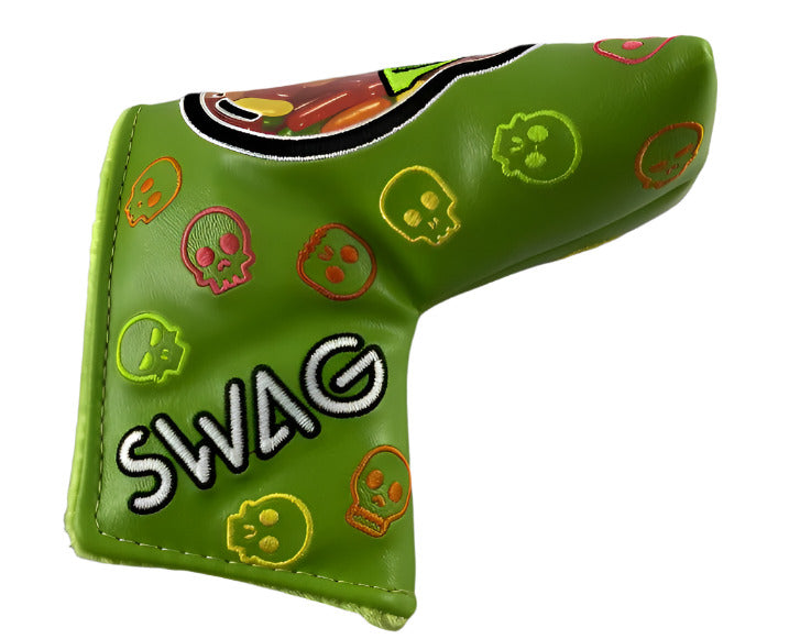 Swag Golf - Candy (Mike And Ike’s) Fruity Green 2021 Halloween Blade Putter Headcover - The Golf Guys Online