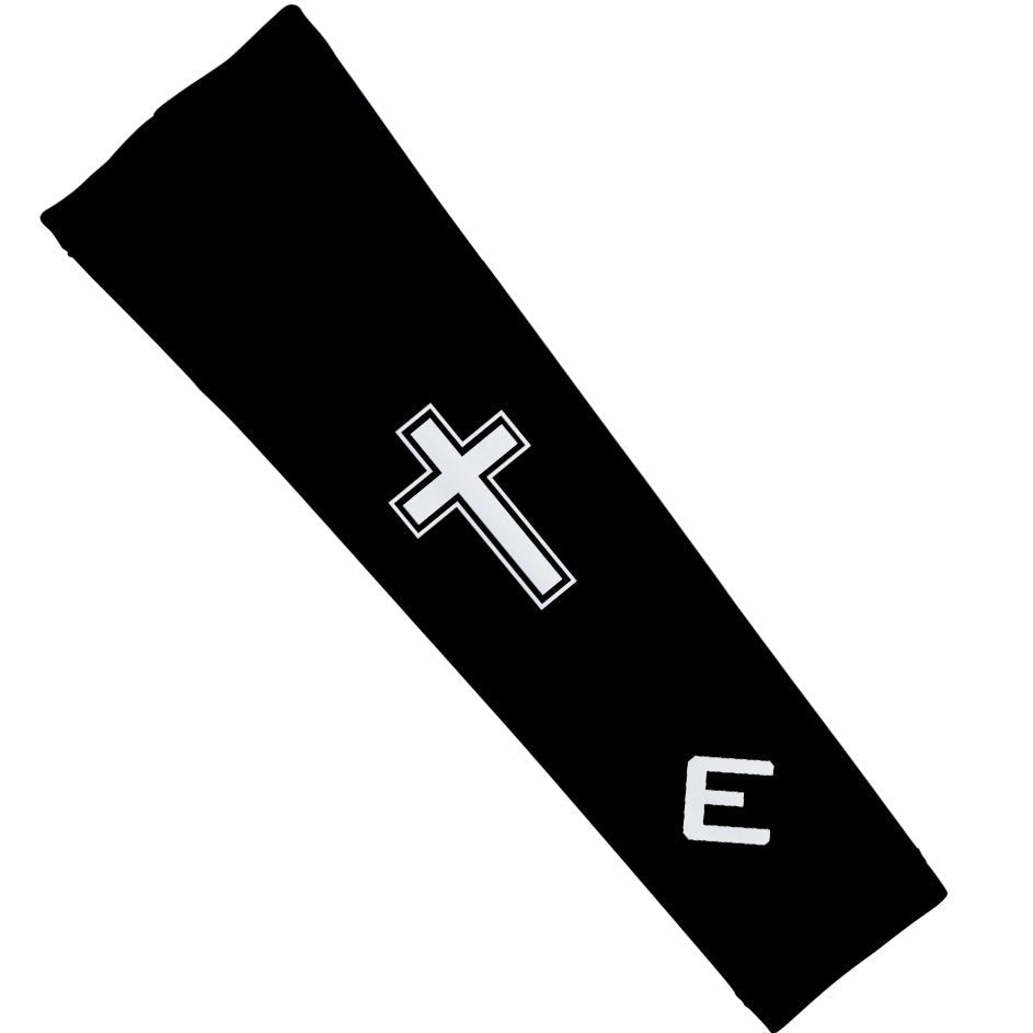 Faith Cross Black Arm Sleeve - The Golf Guys Online
