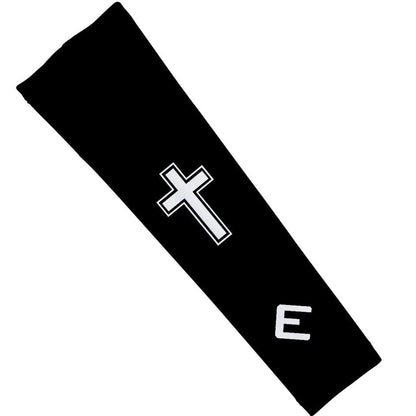 Faith Cross Black Arm Sleeve - The Golf Guys Online