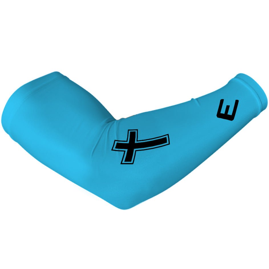 Faith Cross Light Blue Arm Sleeve - The Golf Guys Online