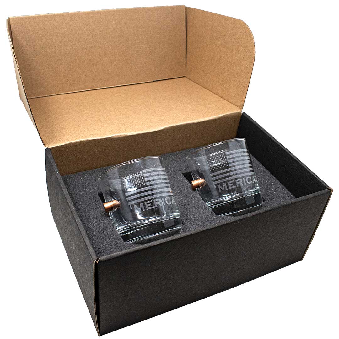 'Merica Rocks Glass - 11oz - The Golf Guys Online