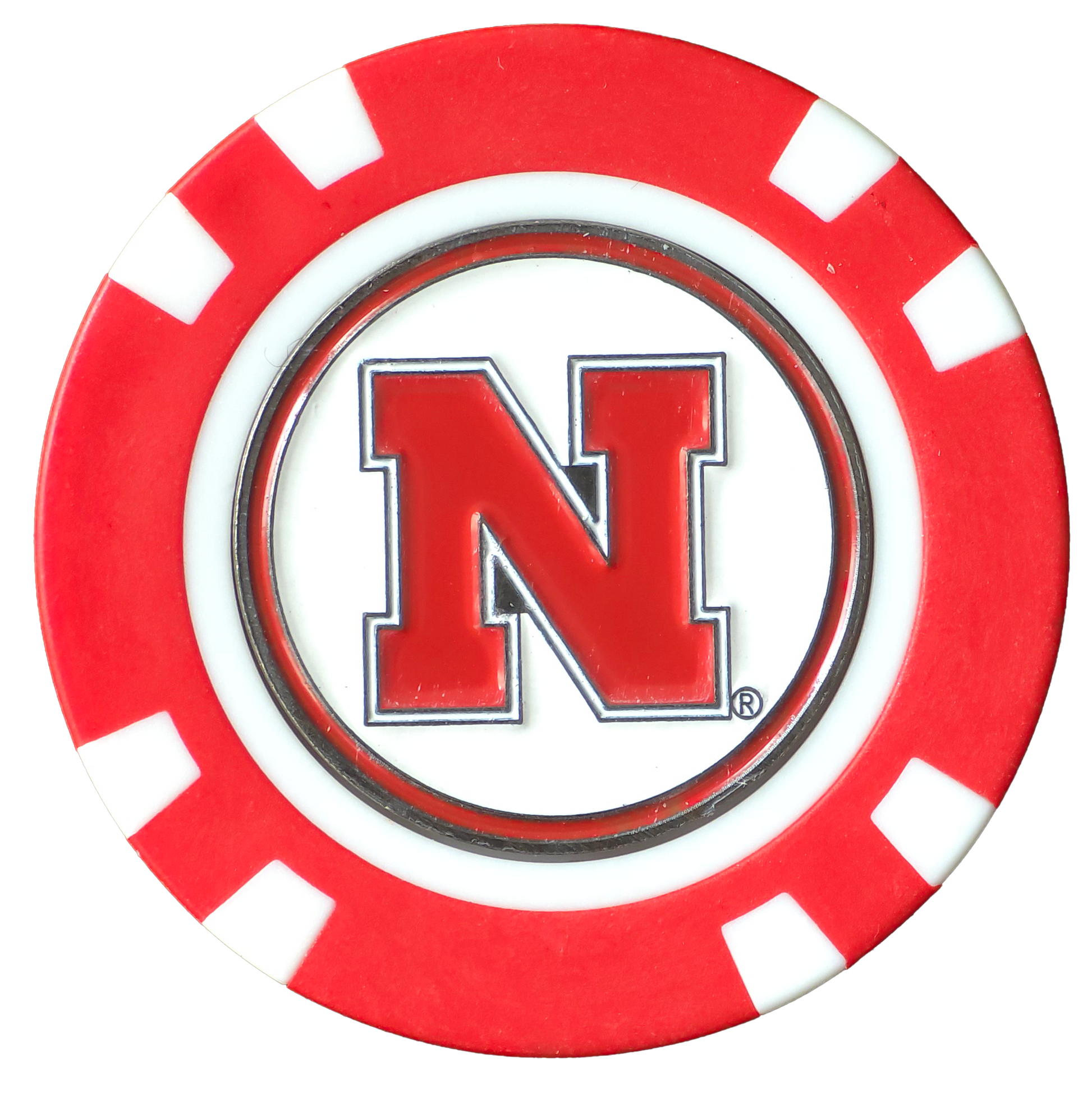 Officially Licensed Nebraska Cornhuskers Poker Chip Ball Marker