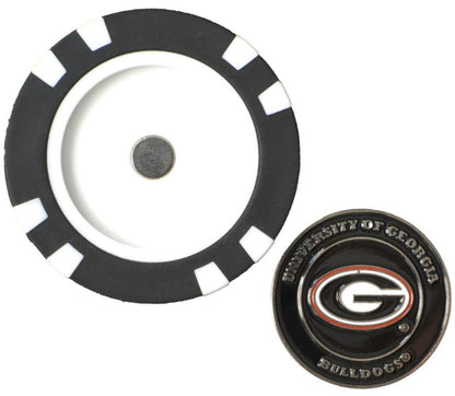Officially Licensed Georgia Bulldogs Poker Chip Ball Marker