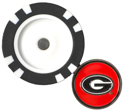 Officially Licensed Georgia Bulldogs Poker Chip Ball Marker