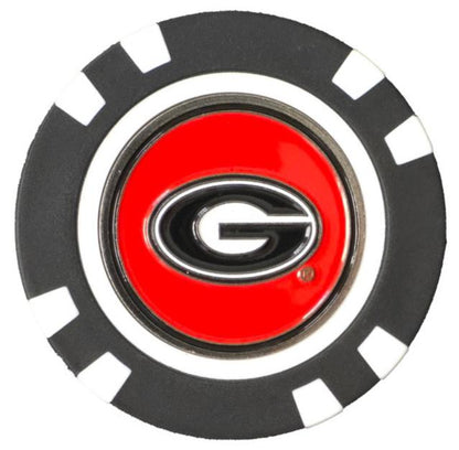Officially Licensed Georgia Bulldogs Poker Chip Ball Marker