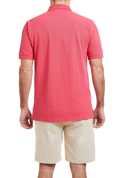 Onshore Polo Shirt Sunset Red - The Golf Guys Online