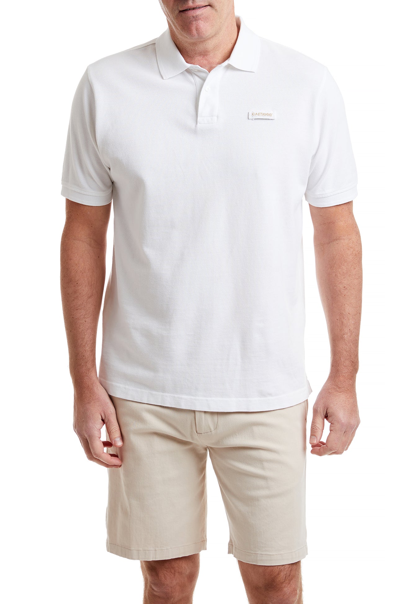 Onshore Polo Shirt White - The Golf Guys Online