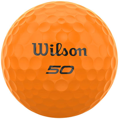 Wilson 50 Elite Orange 2023 Golf Balls - The Golf Guys Online
