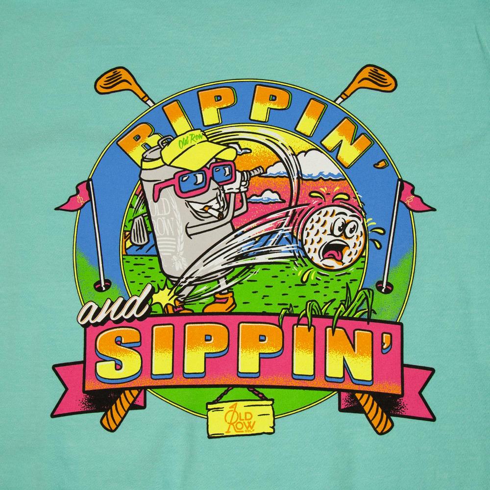 Rippin' and Sippin' Pocket Tee