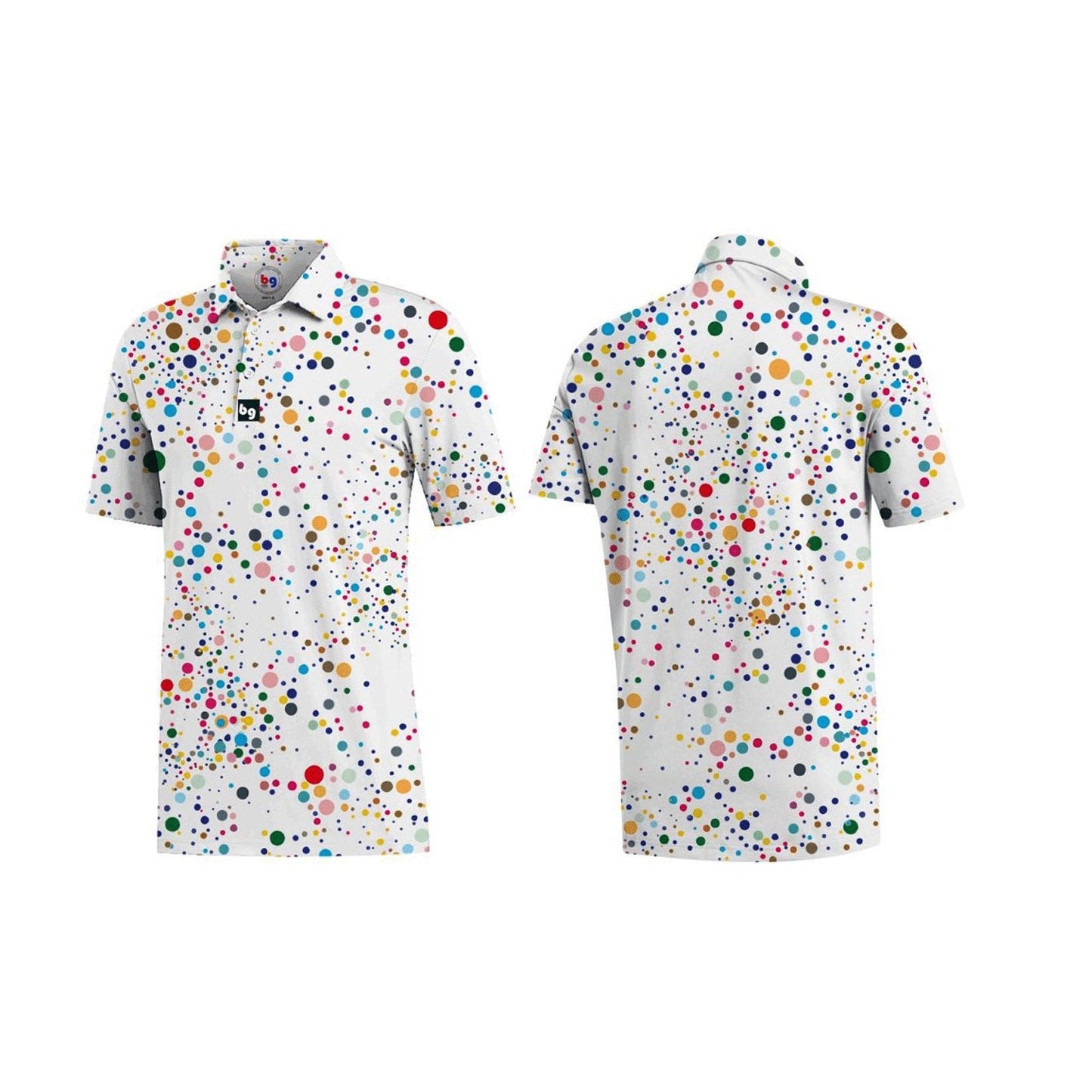 Paint Splatter Men's Polo - The Golf Guys Online