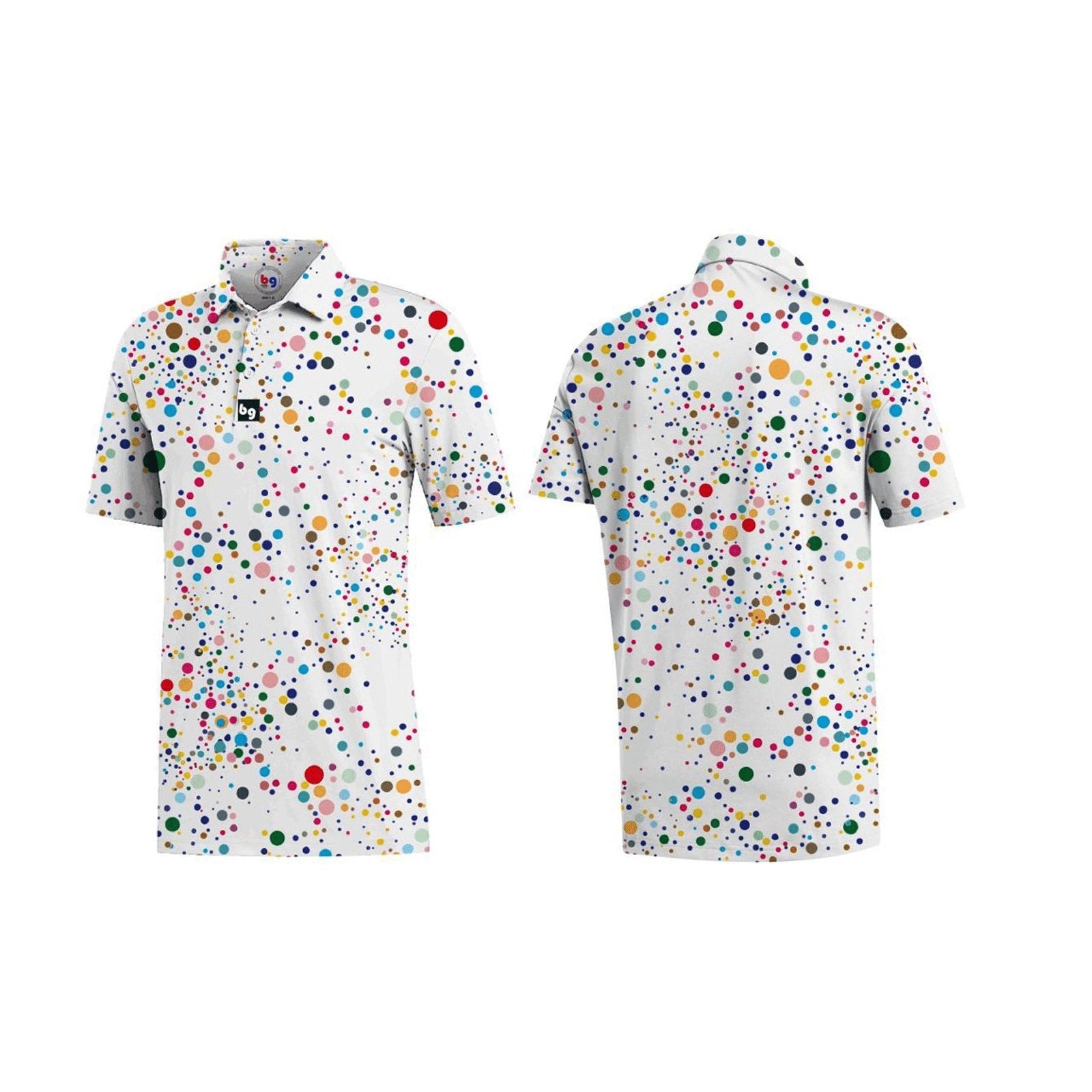 Paint Splatter Men's Polo - The Golf Guys Online