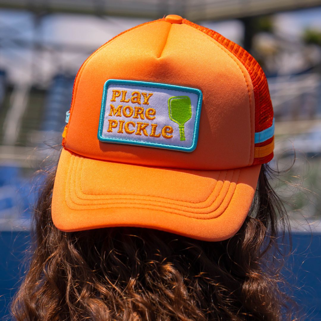 Play More Pickle Orange Hat - The Golf Guys Online