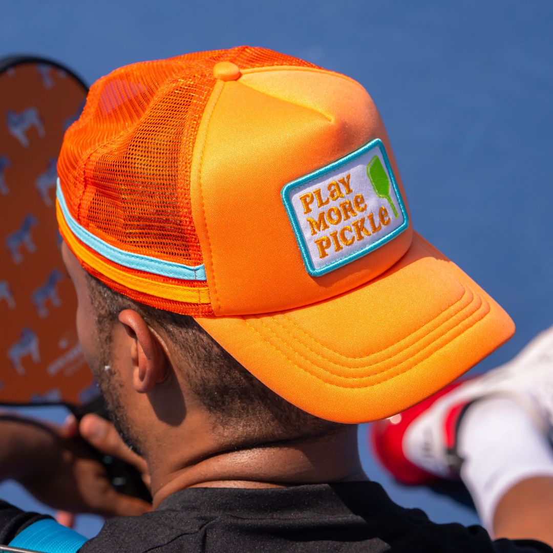 Play More Pickle Orange Hat - The Golf Guys Online