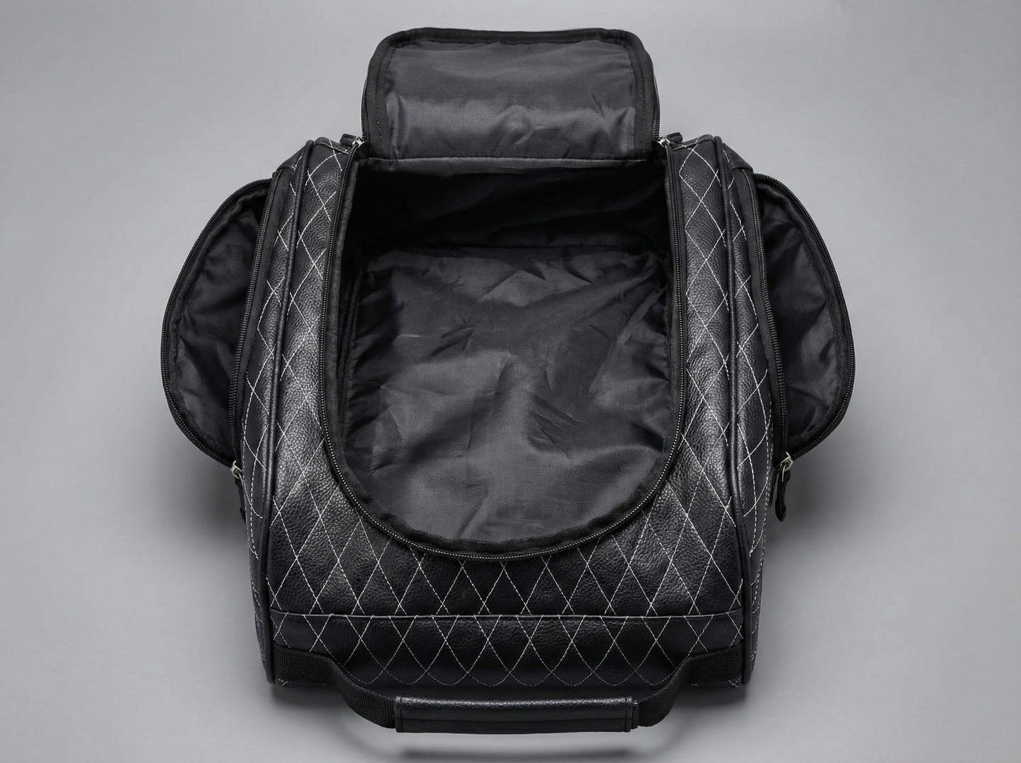 Premium Golf Shoe Bag – Vented Leather Shoe Storage