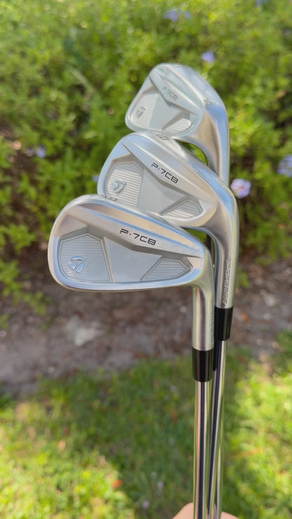 Pre-Owned TaylorMade P7CB Iron Set (4-PW) W/ Project X LZ 6.0-120 (Stiff) Steel Shaft (Above Average)