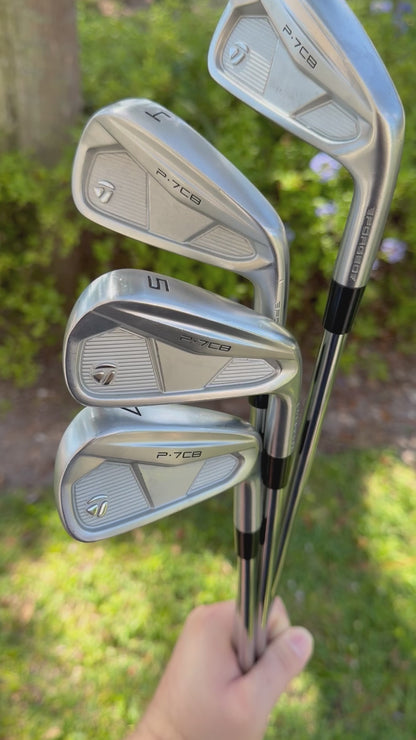 Pre-Owned TaylorMade P7CB Iron Set (4-PW) W/ Project X LZ 6.0-120 (Stiff) Steel Shaft (Above Average)