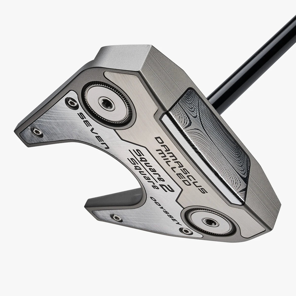 Odyssey 2026 Demascus Milled Square 2 Square Seven Center Shafted Mallet Putter