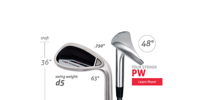 Tour Striker Pitching Wedge RED STRIPE - 15th ANNIVERSARY