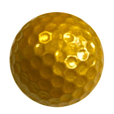 Gold Golf Balls - New