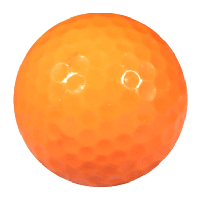 Black Light Orange Golf Balls - New