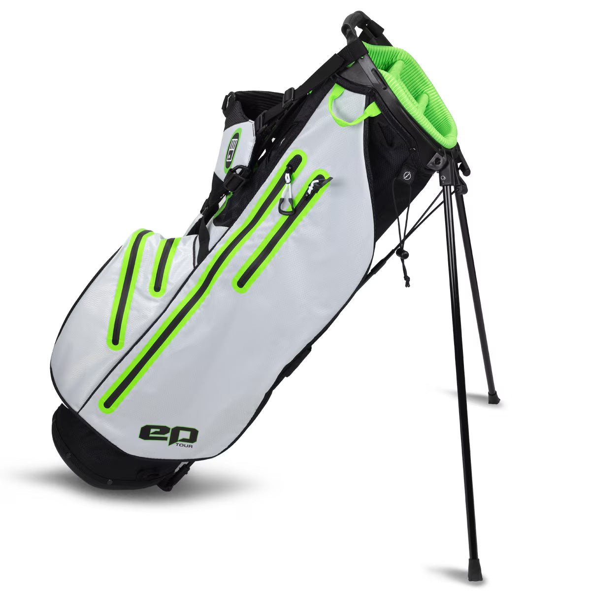 U.S. Kids Golf epTOUR Stand Bag Height 32 Inch White/Black/Green - The Golf Guys Online