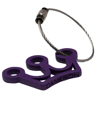 Scotty Cameron 2023 Mini Crown Soft Touch SC Purple Key Fob - The Golf Guys Online