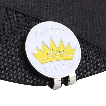 Queen of the Green Golf Ball Marker Clip