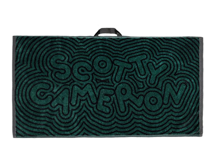 Scotty Cameron Logo Green Ripple Towel