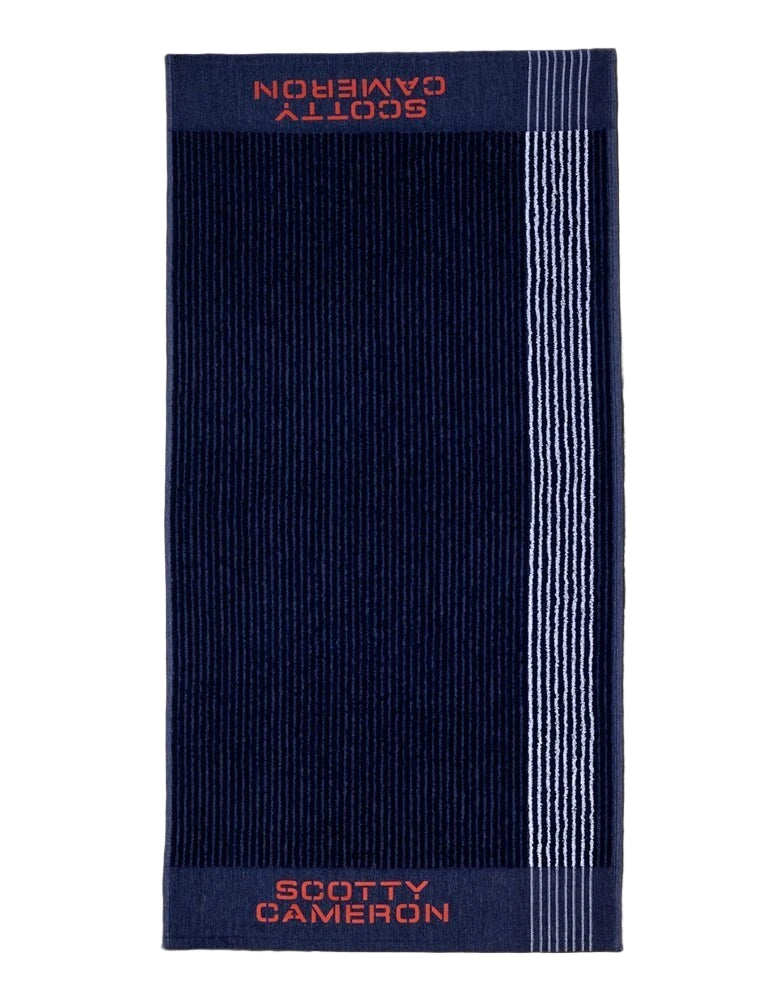 Limited Scotty Cameron 2024 US Open Vintage Caddy Golf Towel Black/Navy/Red
