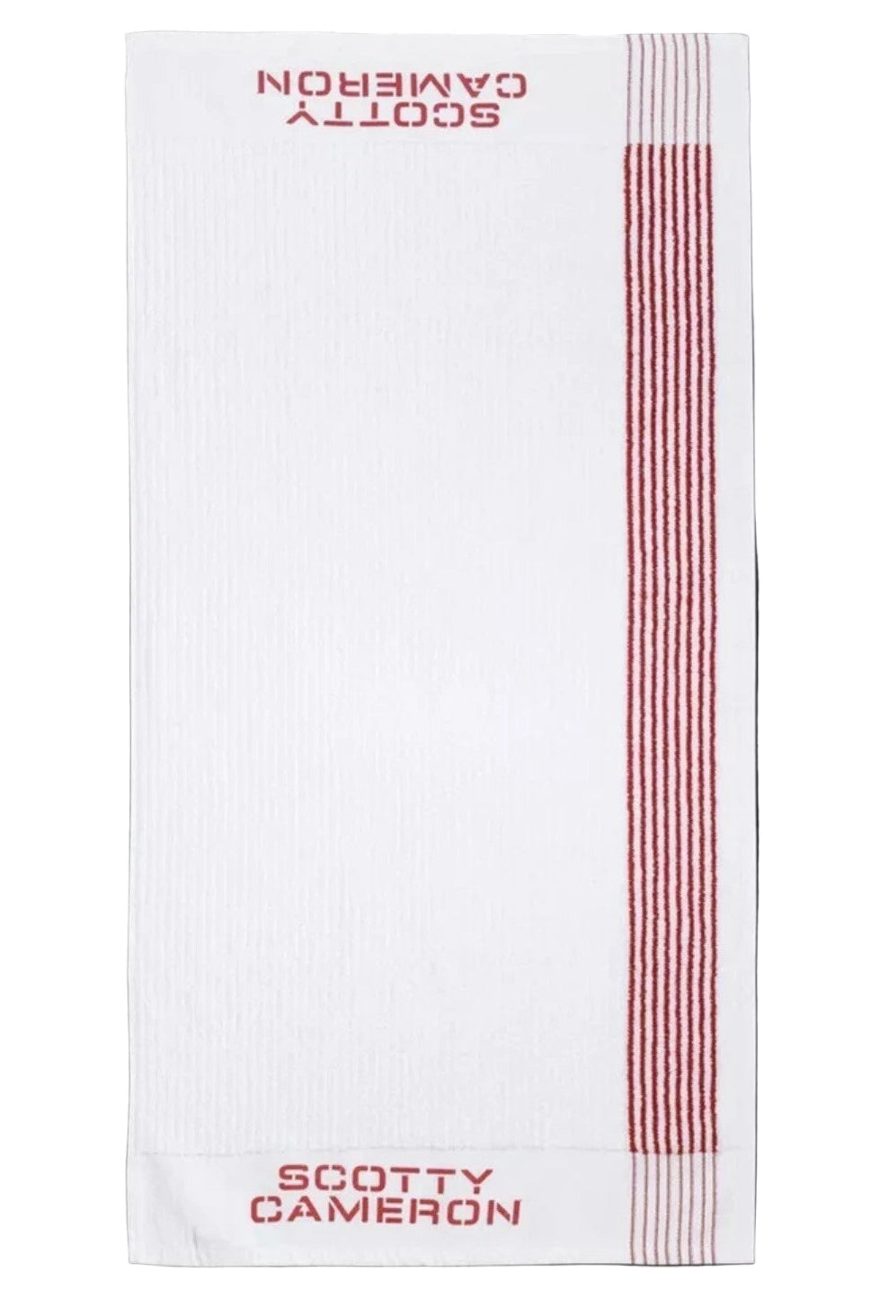 Scotty Cameron Club Cameron Vintage Caddie Players Golf Towel White/Red