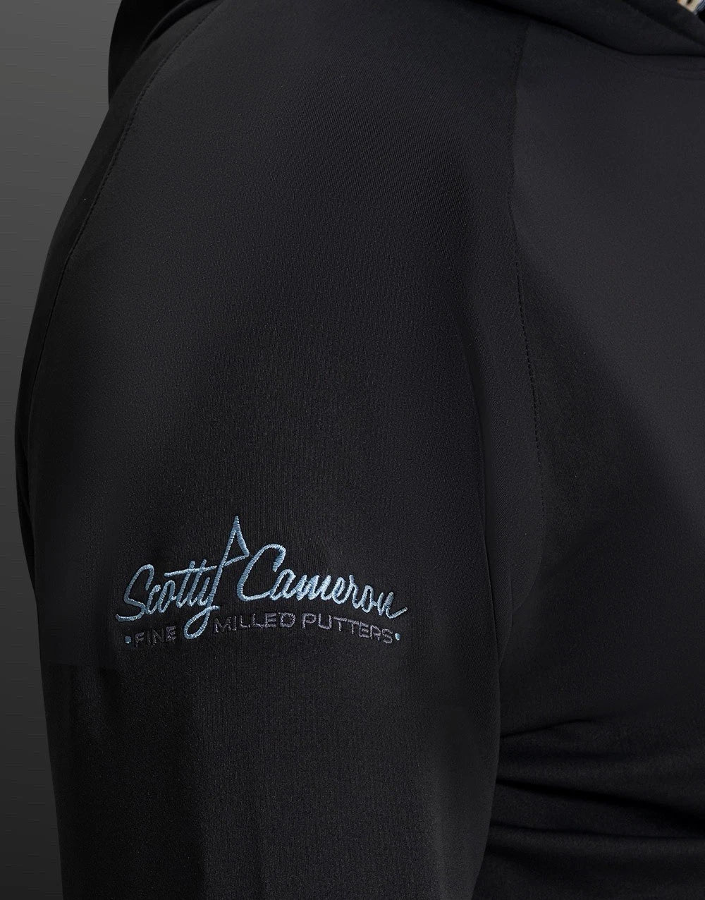 Scotty Cameron X Peter Millar Hawaiian Scotty Dog Performance Hoodie Black