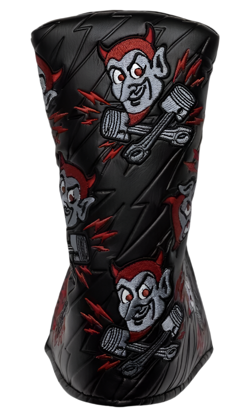 Scotty Cameron - Speed Demon Speed Shop Red/Black Blade Putter Headcover - The Golf Guys Online