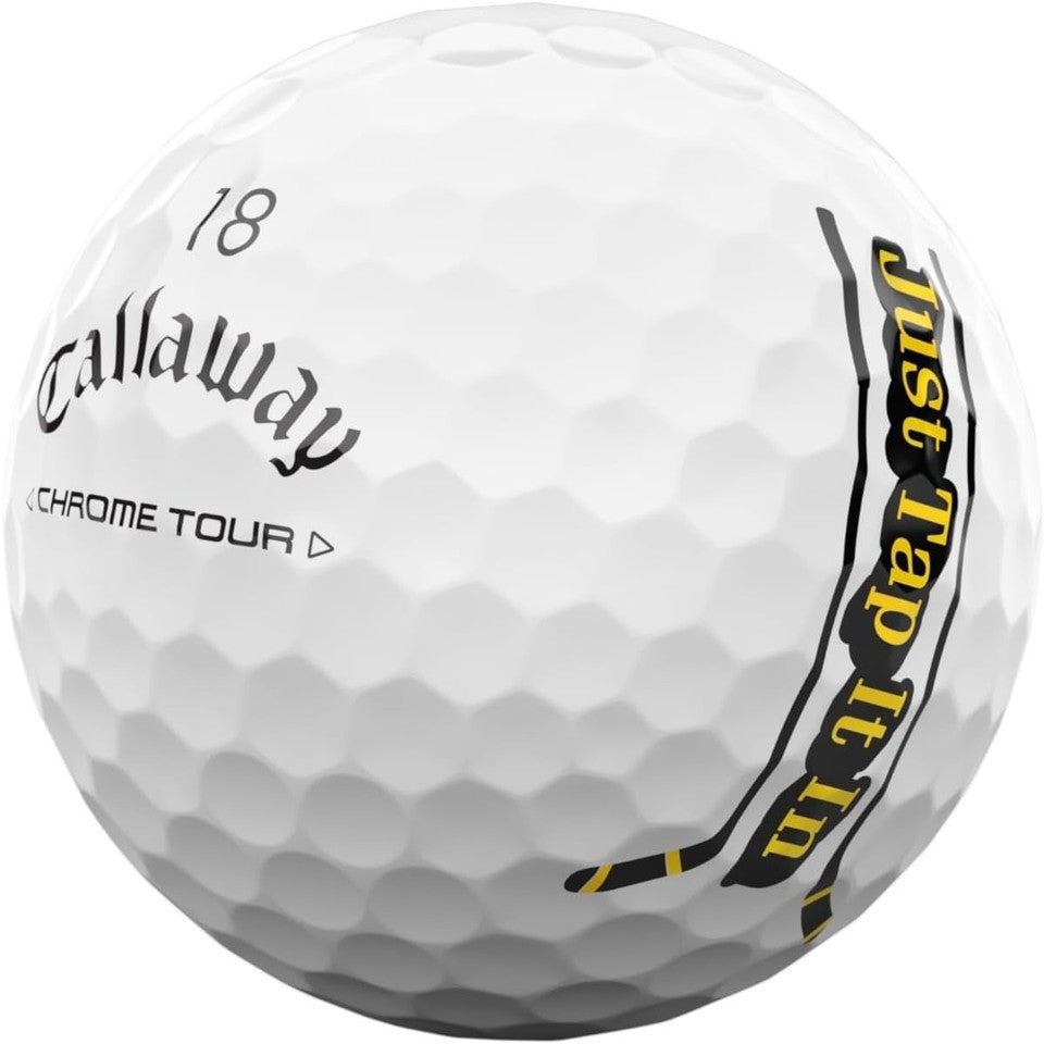 Callaway Chrome Tour Happy Gilmore 2 "Just Tap It In" Golf Balls - The Golf Guys Online