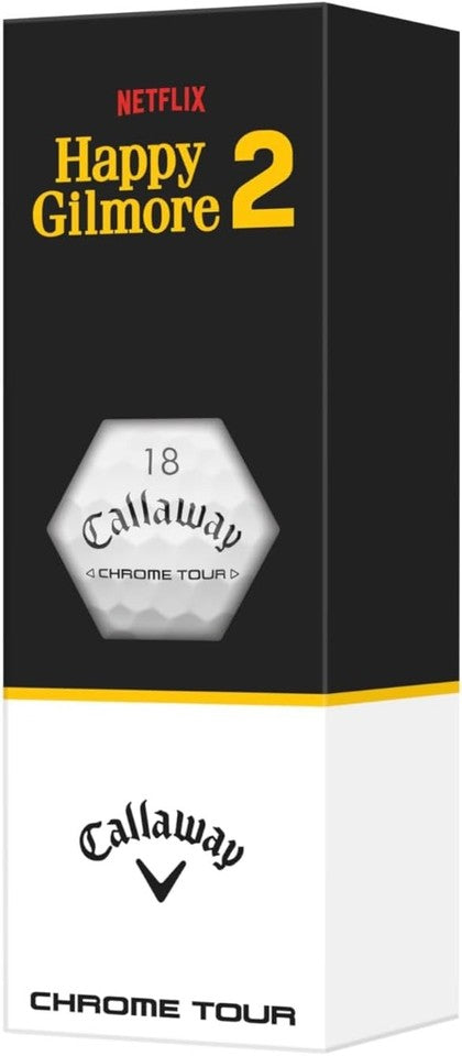 Callaway Chrome Tour Happy Gilmore 2 "Just Tap It In" Golf Balls - The Golf Guys Online