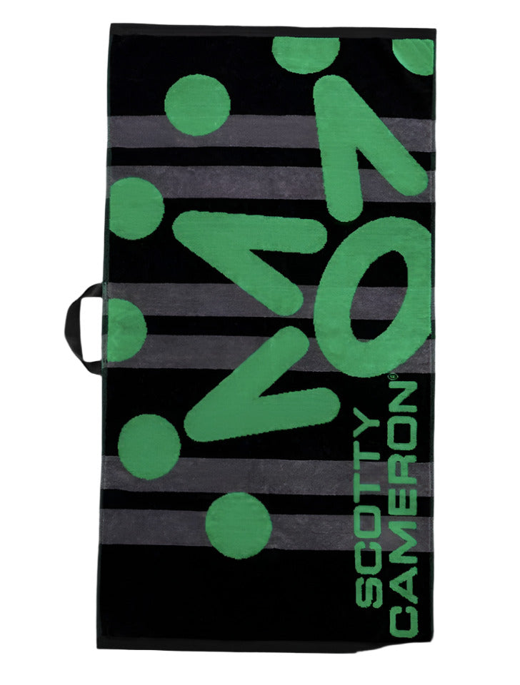 Scotty Cameron - Green Grande Crown Saint Patricks Day Towel - The Golf Guys Online