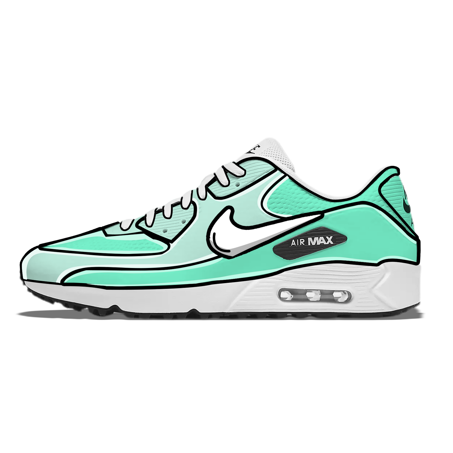 "Seafoam Cartoon" Nike Air Max 90 G Golf Shoes