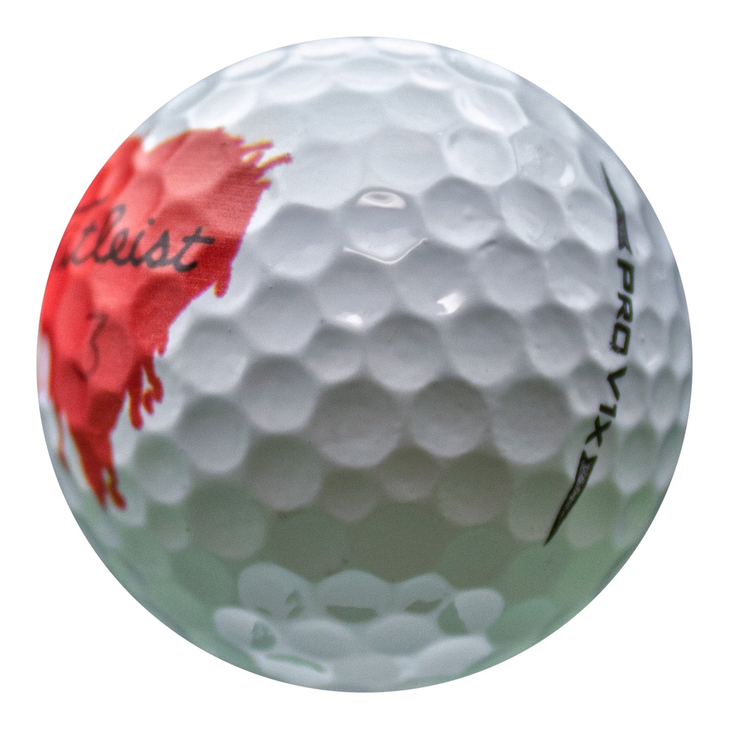 Refurbished Titleist Pro V1x Bleeding Heart Golf Balls