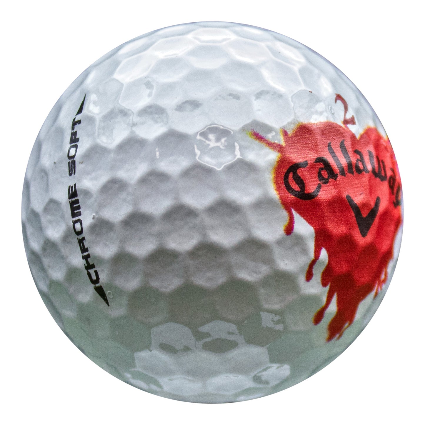 Refurbished Callaway Chrome Soft Bleeding Hearts Golf Balls