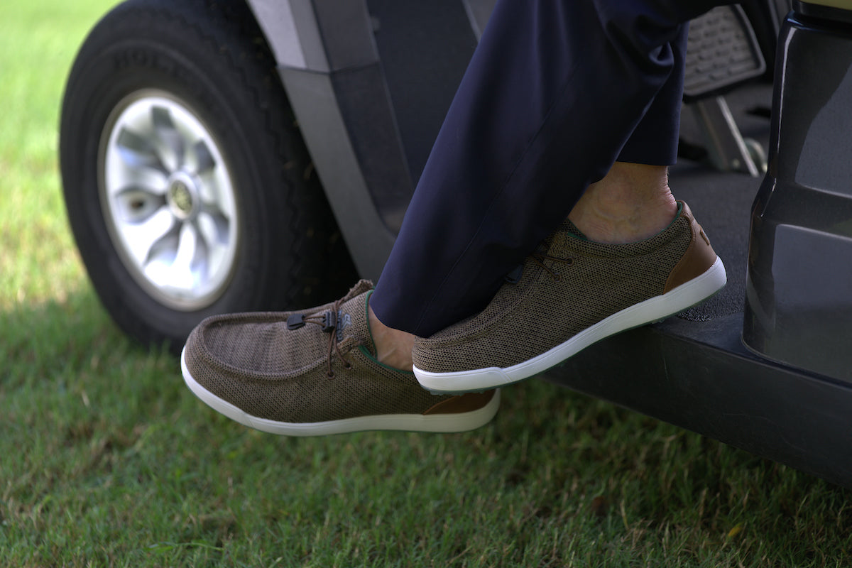 SKŌNI Men's Golf Shoe - Brown - The Golf Guys Online