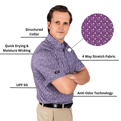 Skull and Bones Men's Polo - The Golf Guys Online