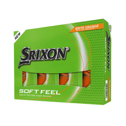 Srixon 2025 Soft Feel 14 Brite Orange Golf Balls