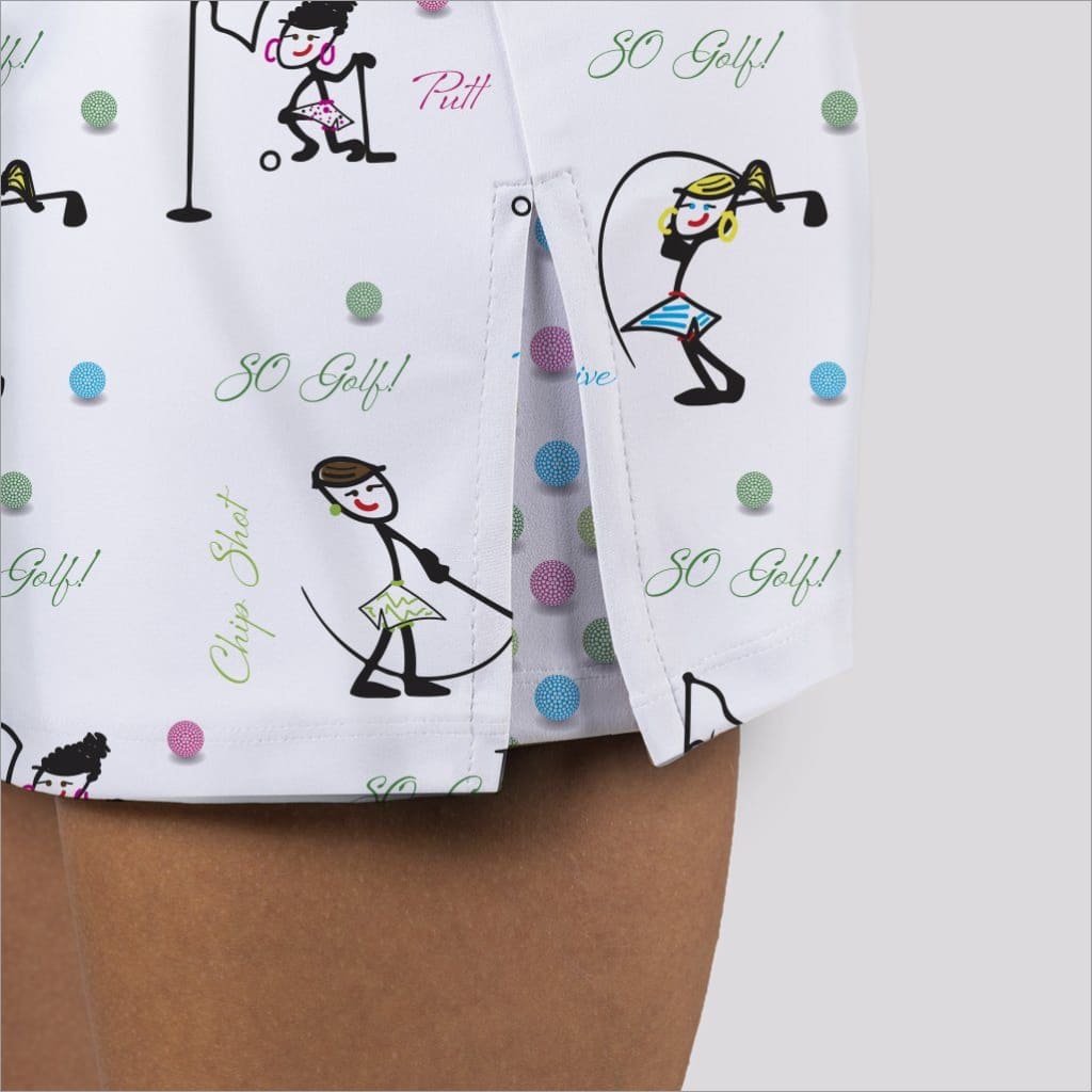 SOFY GOLFS WHITE SKORT - The Golf Guys Online
