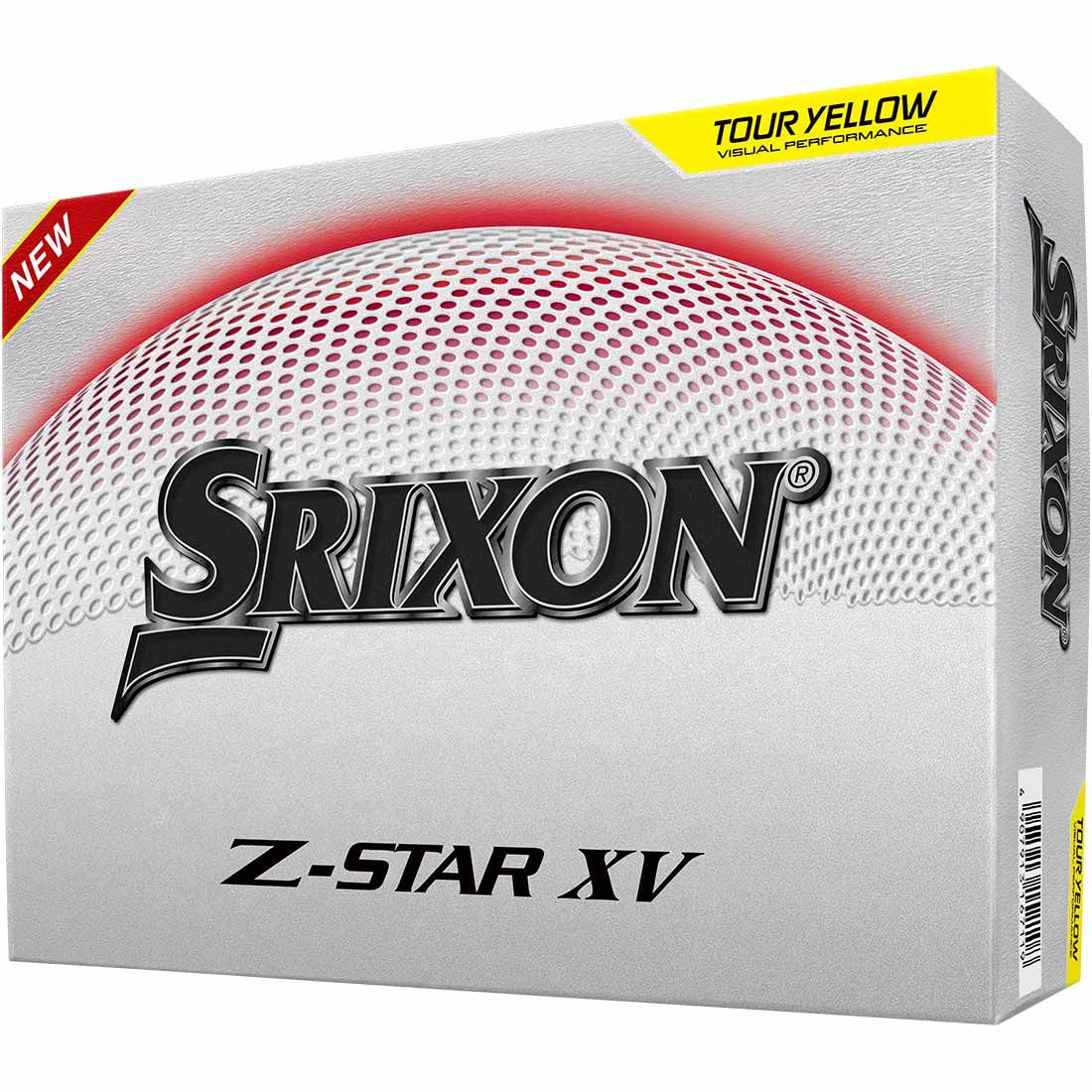 Srixon 2025 Z-Star XV 9 Tour Yellow Golf Balls