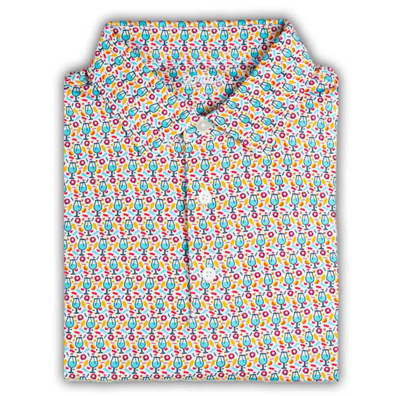 Summer Vibes Men's Polo - The Golf Guys Online