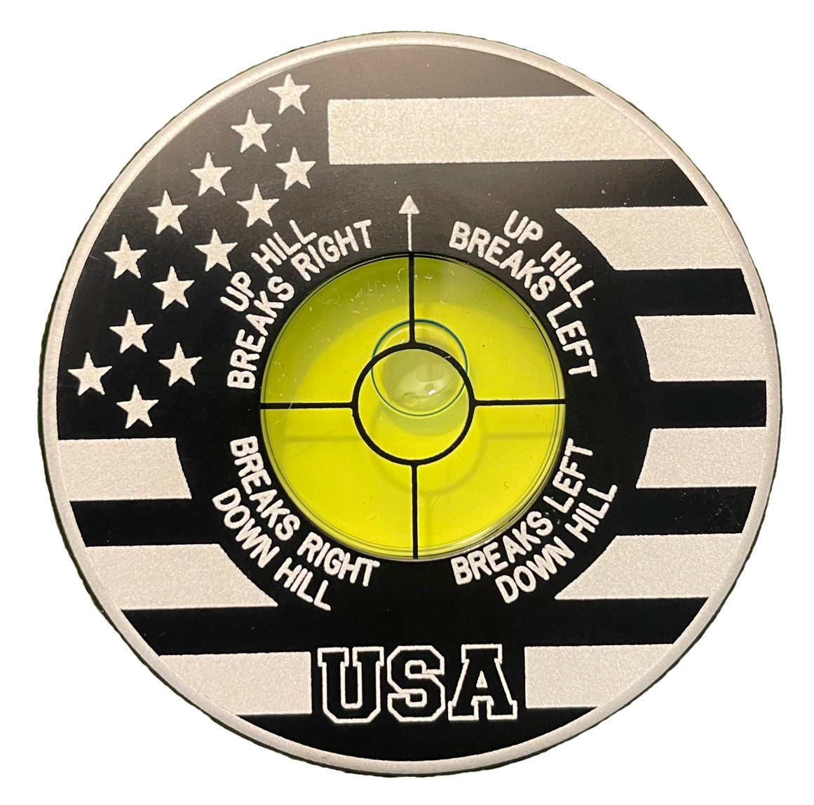 Sure Putt Pro Golf Green Reader - USA - Limited Edition Black - The Golf Guys Online