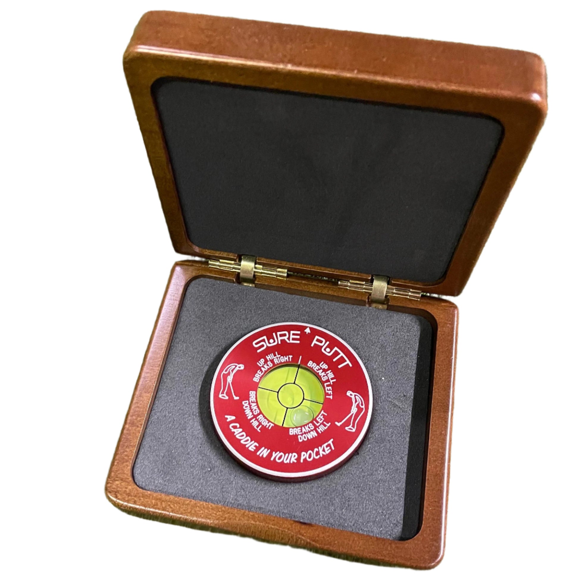 Sure Putt Wood Display Box - The Golf Guys Online