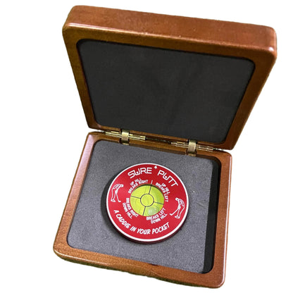 Sure Putt Wood Display Box - The Golf Guys Online