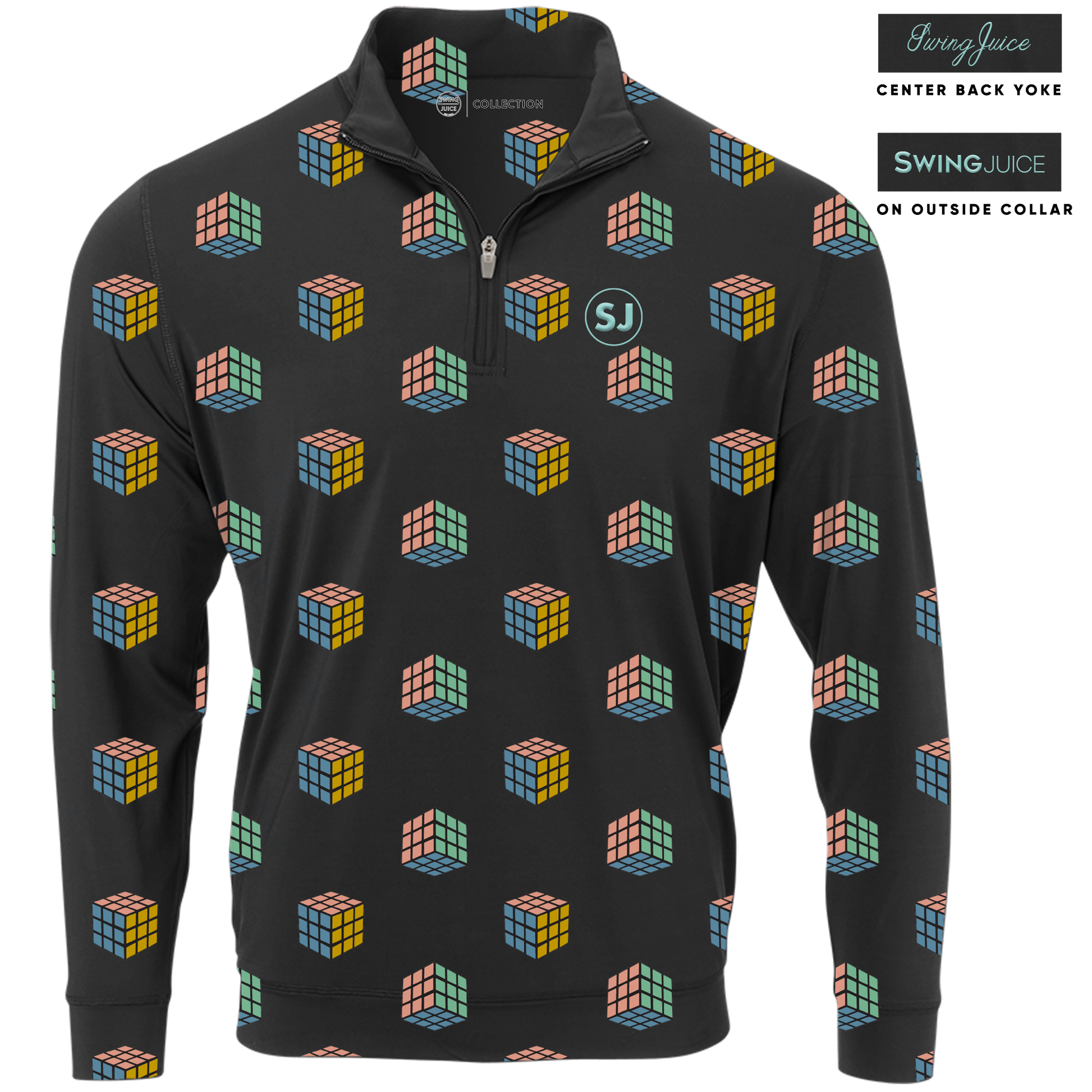 Golf Gamescape Men's Quarter Zip - The Golf Guys Online