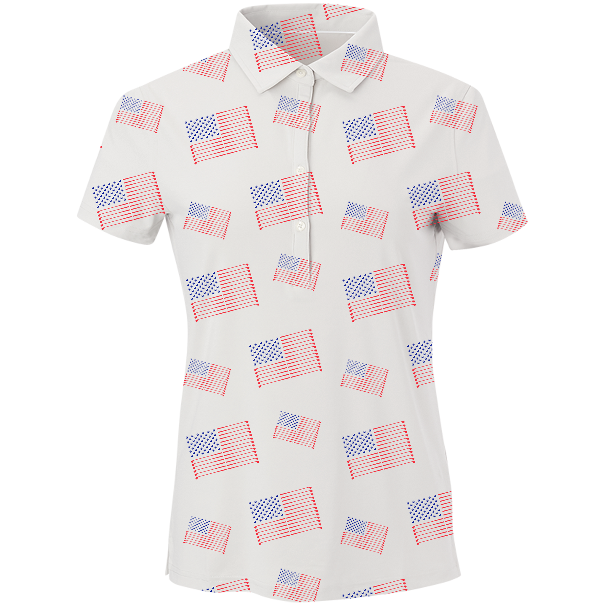 Golf Flag Women's Polo - The Golf Guys Online